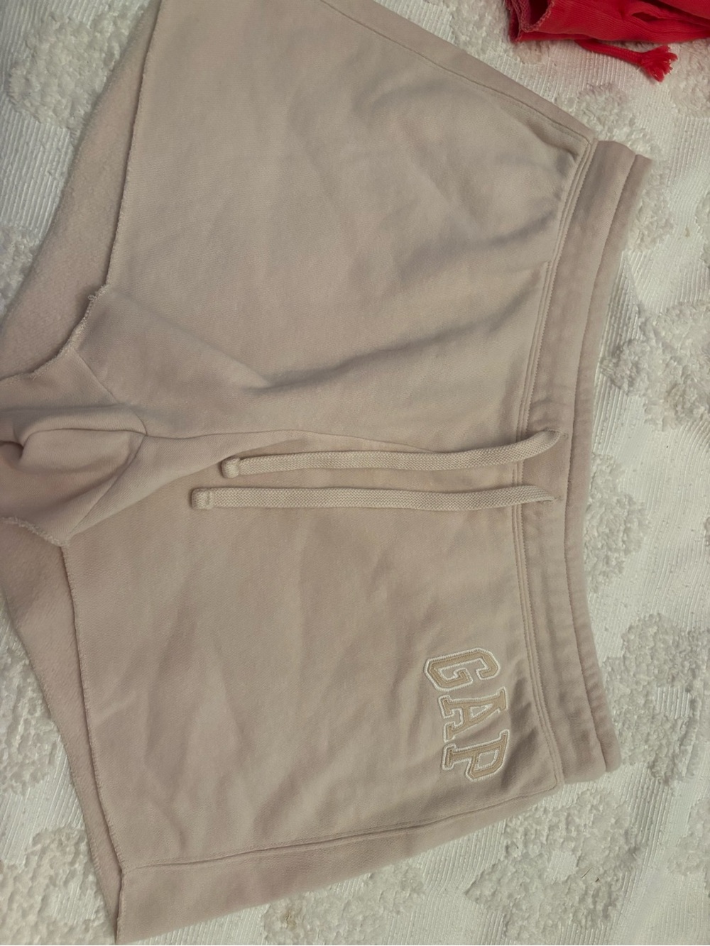 GAP Light Pink Drawstring Casual Shorts